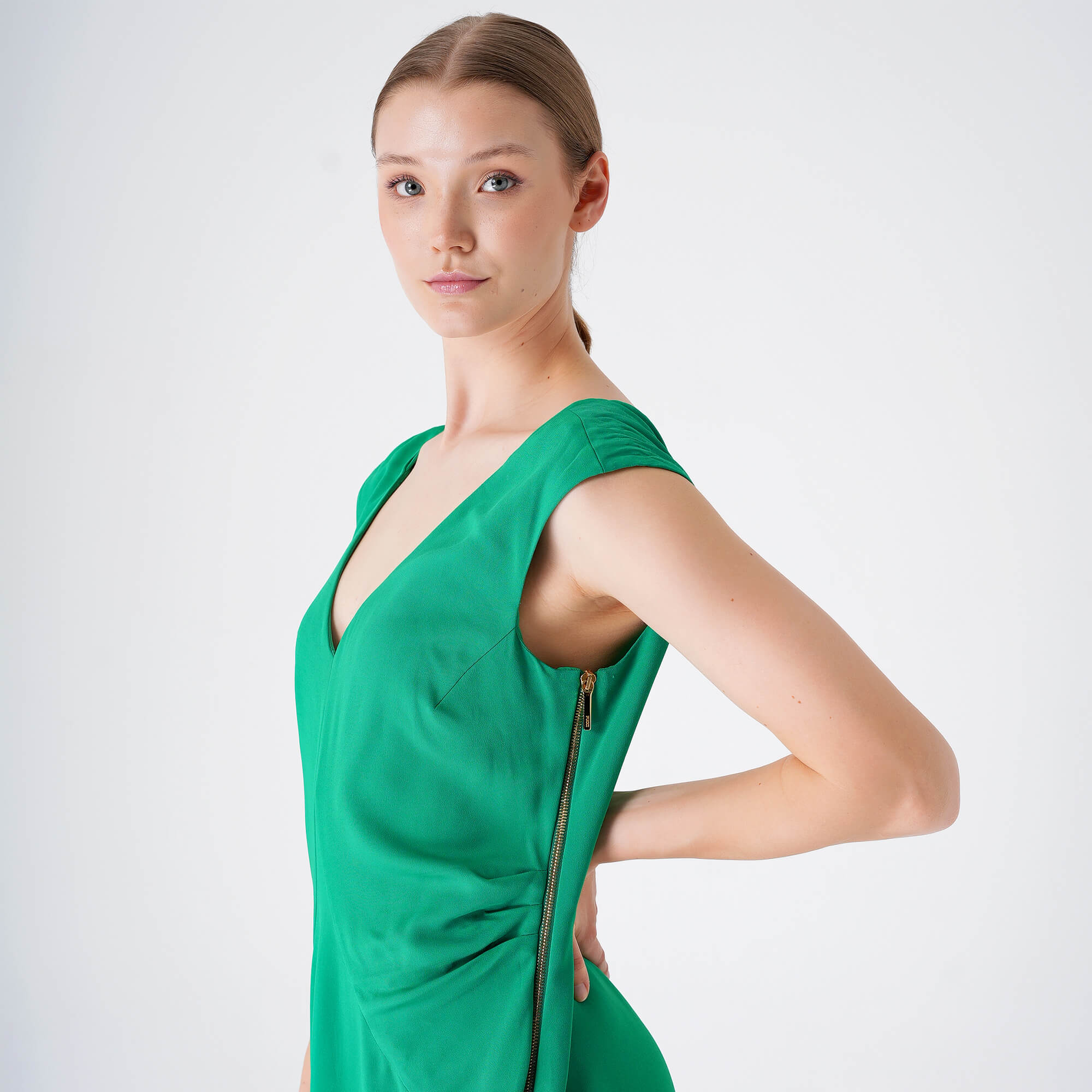 Emilio Pucci - Green Sleeveles Dress